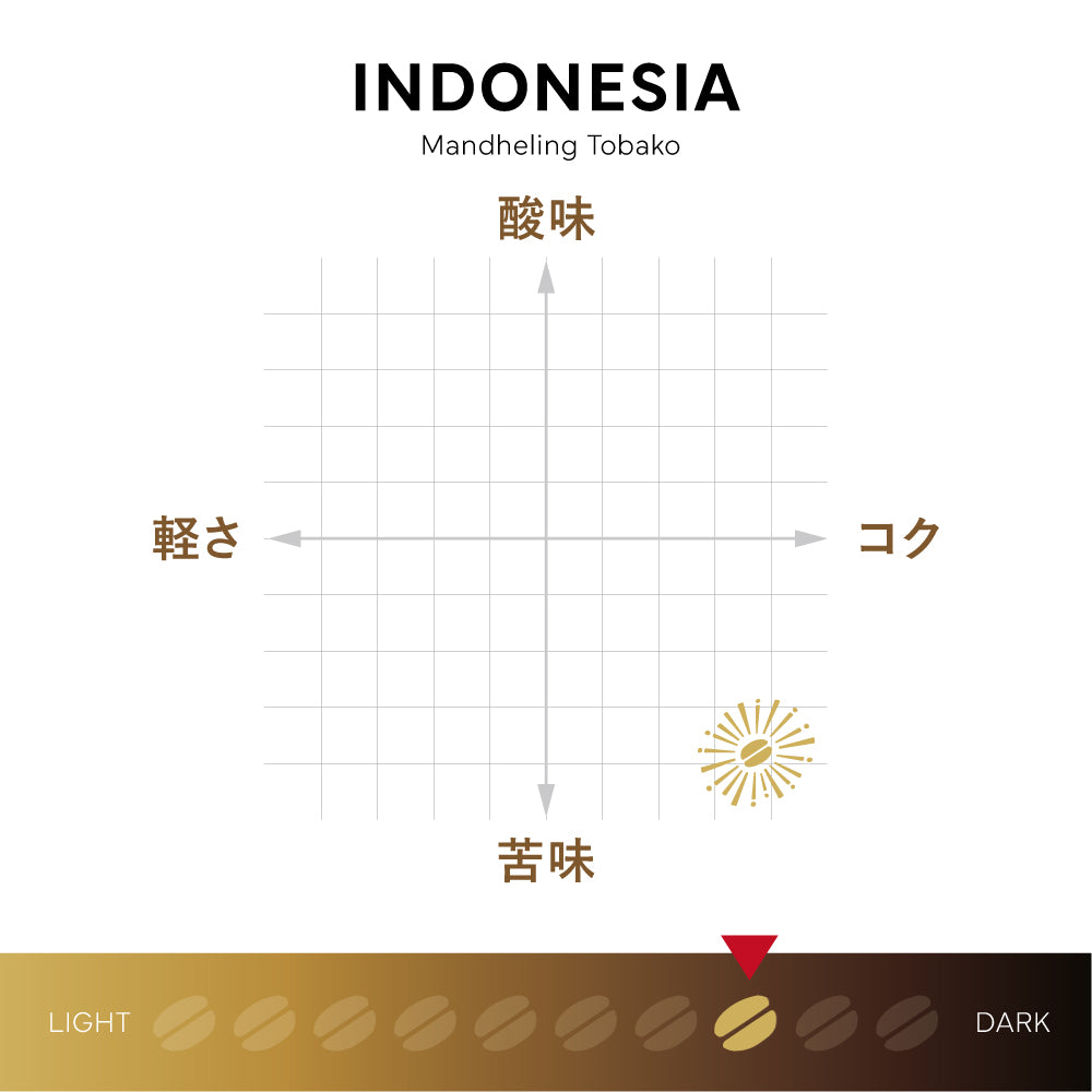 インドネシア　マンデリン　トバコ　［深煎り］